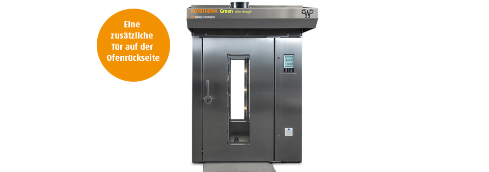 ROTOTHERM GREEN drive through - Der Ofen als Hygieneschleuse ROTOTHERM GREEN drive through