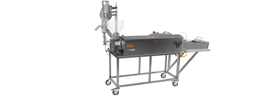 Durchlauffritteuse DLA 300 – Die automatische Frittieranlage für untergetauchtes Frittieren - Die automatische Durchlaufanlage (DLA) für untergetauchtes Frittieren von Backwaren aller Art. DLA 300