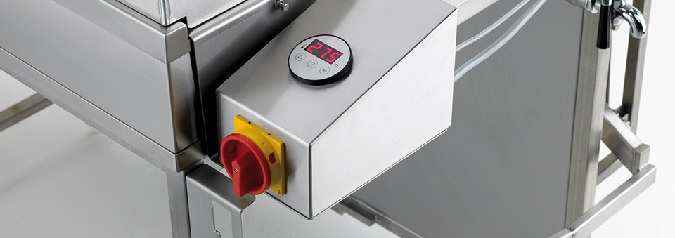 Fettbackautomat L2000M/D – manuelles Fettbackgerät mit Wedekorn und Programmsteuerung - Das manuelle Fettbackgerät mit Wendekorb und Programmsteuerung. Fettbackautomat L2000M/D