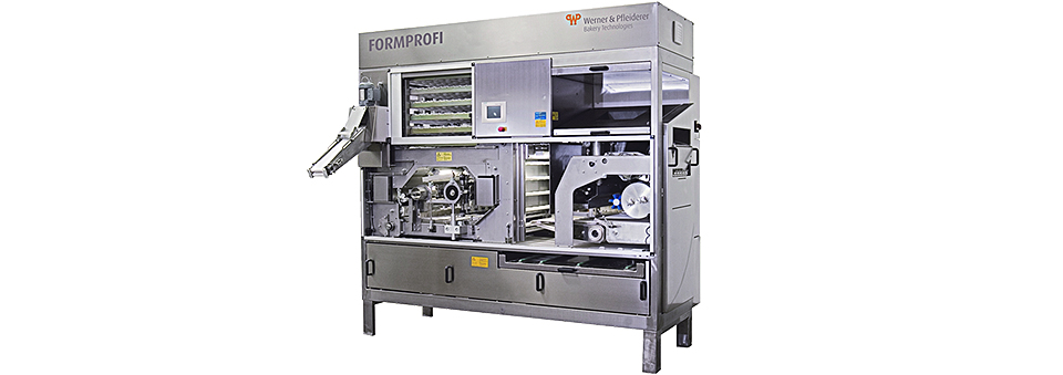 FORMPROFI - Kompakte Formgebäckanlage mit integriertem Trommelrundwirker FORMPROFI